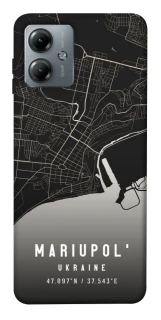 Чехол на Motorola Moto G14 Mariupol map фото 1 из 1