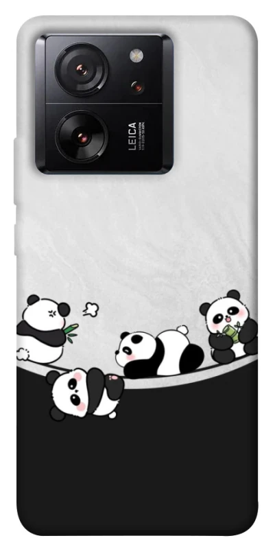 Чохол на Xiaomi 13T Pro Four pandas фото 1 з 1