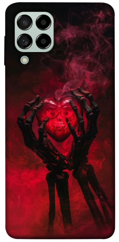 Чехол на Samsung Galaxy M53 5G Heart in the hands of a skeleton фото 1 из 1
