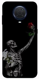 Чехол на Nokia G20 / G10 / 6.3 Skeleton vs Rose фото 1 из 1