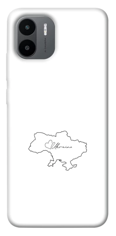 Чохол на Xiaomi Redmi A1 / A2 Ukraine map фото 1 з 1