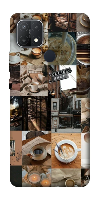 Чохол на Oppo A15s / A15 Coffee collage ver.3 фото 1 з 1