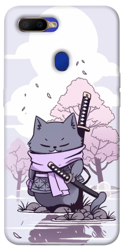 Чохол на Oppo A5s Samurai cat фото 1 з 1