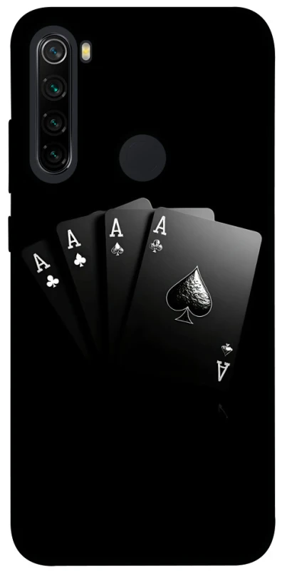 Чохол на Xiaomi Redmi Note 8 Black Cards фото 1 з 1