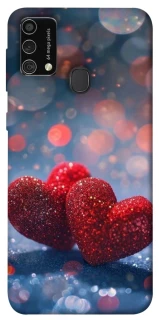 Чехол на Samsung Galaxy M21s Red hearts фото 1 из 1