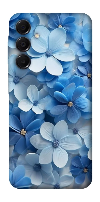 Чехол на Samsung Galaxy A16 4G/5G Синие цветы фото 1 из 1