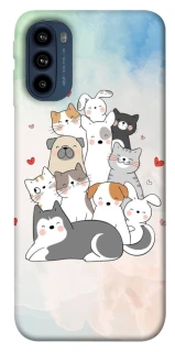 Чохол на Motorola Moto G41 Funny Pets ver.2 фото 1 з 1