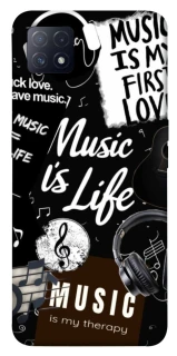 Чехол на Oppo A72 5G / A73 5G Music is Life фото 1 из 1