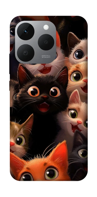 Чохол на Realme 15T happy cats фото 1 з 1