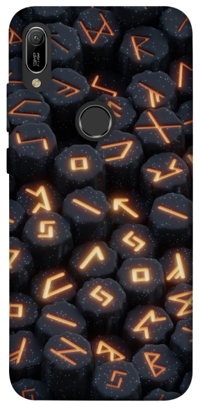 Чехол на Huawei Y6 (2019) Огненые руны фото 1 из 1