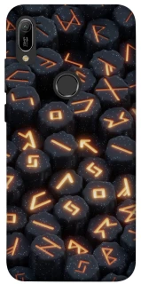 Чехол на Huawei Y6 (2019) Огненые руны фото 1 из 1