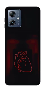 Чехол на Motorola Moto G54 Power Красное сердце фото 1 из 1