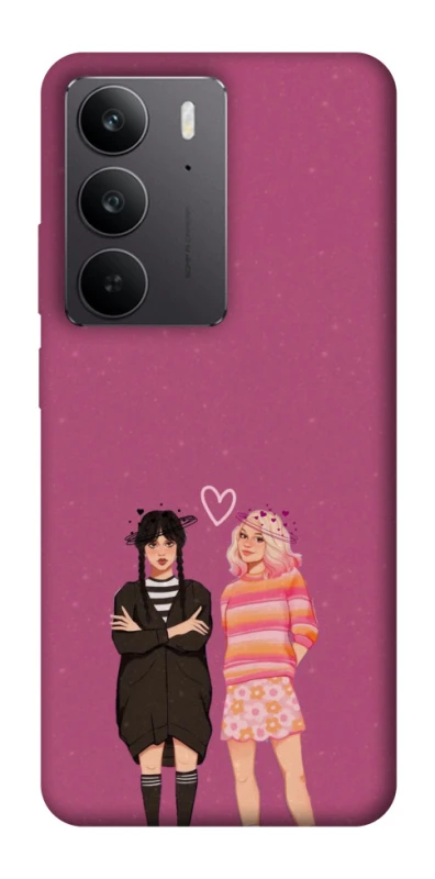 Чехол на Realme C75 Raven & Rainbow Wednesday фото 1 из 1