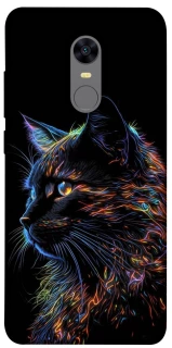 Чохол на Xiaomi Redmi 5 Plus / Redmi Note 5 (Single Camera) Чорний кіт фото 1 з 1