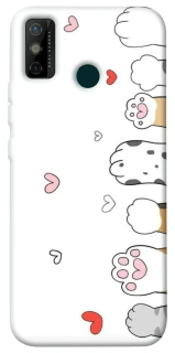 Чехол на TECNO Spark 6 Go Paws фото 1 из 1