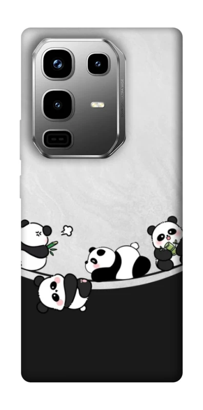 Чехол на Infinix Note 50 Pro Four pandas фото 1 из 1