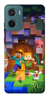 Чохол на Motorola Moto G06 Minecraft game фото 1 з 1