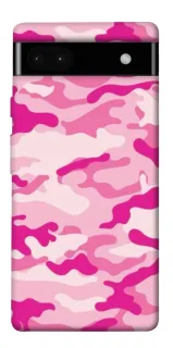 Чехол на Google Pixel 6a camouflage pink фото 1 из 1