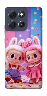 Чехол на Motorola Moto G86 Labubu twins ver.3 фото 1 из 1
