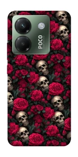 Чехол на Xiaomi Poco M7 pro 5G Черепа и розы фото 1 из 1