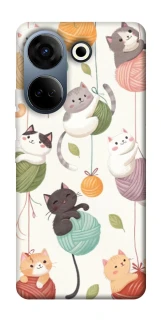 Чохол на TECNO Camon 20 Pro (CK7n) Funny Kittens фото 1 з 1
