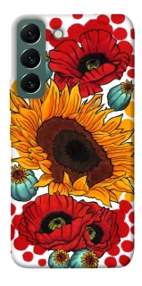 Чохол на Samsung Galaxy S22 Соняшники та маки фото 1 з 1