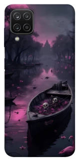 Чохол на Samsung Galaxy A12 Boat and flamingo фото 1 з 1