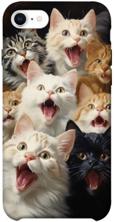 Чехол на Apple iPhone SE (2020) Коты фото 1 из 1