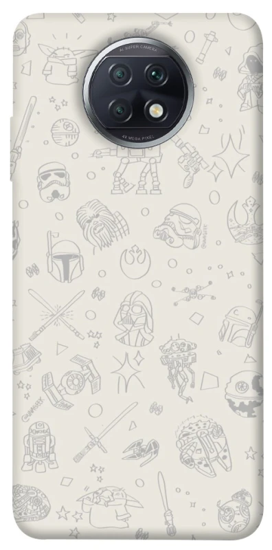 Чохол на Xiaomi Redmi Note 9 5G / Note 9T Star Wars background ver.1 фото 1 з 1