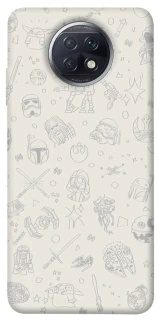 Чохол на Xiaomi Redmi Note 9 5G / Note 9T Star Wars background ver.1 фото 1 з 1
