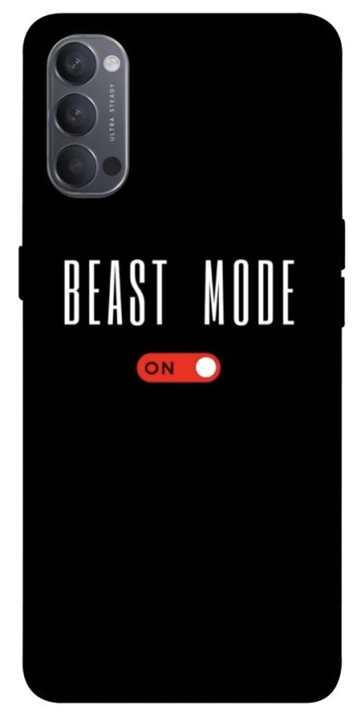 Чехол на Oppo Reno 4 Beast mode фото 1 из 1