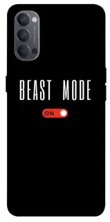 Чехол на Oppo Reno 4 Beast mode фото 1 из 1
