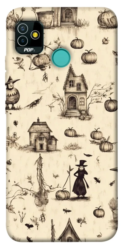Чехол на TECNO POP 5 Halloween aesthetic ver.1 фото 1 из 1
