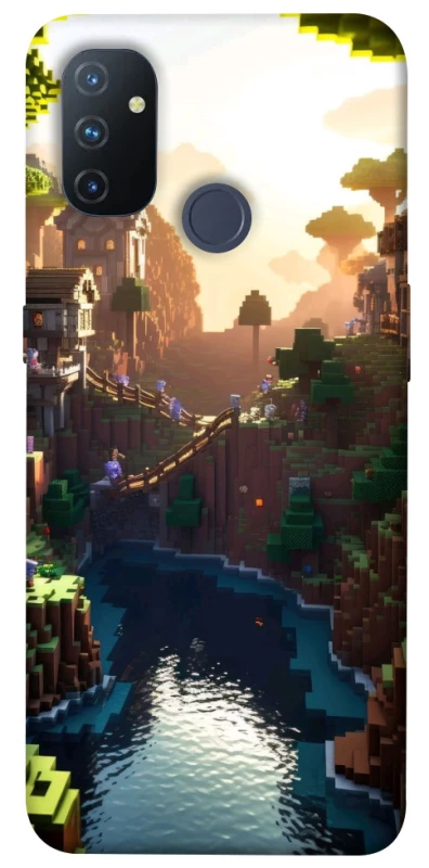 Чохол на OnePlus Nord N100 Minecraft sunset фото 1 з 1