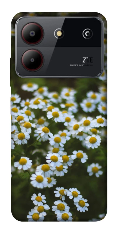 Чохол на ZTE Blade A54 4G Ромашки v13 фото 1 з 1
