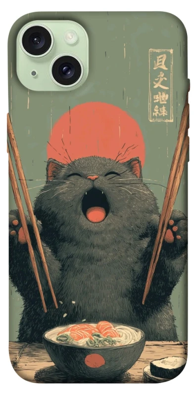 Чохол на Apple iPhone 15 Plus (6.7") Hungry Cat фото 1 з 1