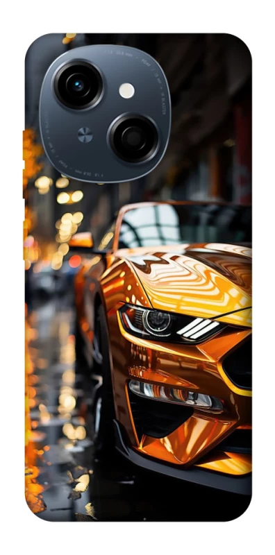 Чохол на TECNO Spark Go 1 Golden sports car фото 1 з 1