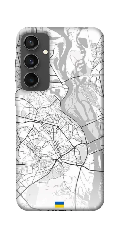 Чохол на Samsung Galaxy S24 FE Kiev white map фото 1 з 1