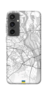 Чохол на Samsung Galaxy S24 FE Kiev white map фото 1 з 1