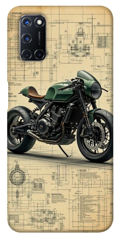 Чохол на Oppo A52 / A72 / A92 Bike model фото 1 з 1