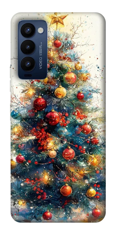 Чехол на TECNO Camon 18 Pro Новогодний v36 фото 1 из 1