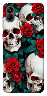 Чохол на Samsung Galaxy A04 skull and rose фото 1 з 1