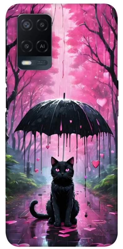 Чохол на Oppo A54 4G Black cat фото 1 з 1
