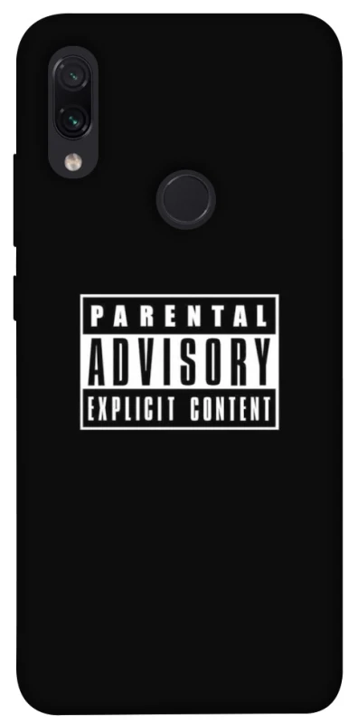 Чохол на Xiaomi Redmi Note 7 / Note 7 Pro / Note 7s Parental Advisory Label фото 1 з 1