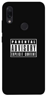 Чехол на Xiaomi Redmi Note 7 / Note 7 Pro / Note 7s Parental Advisory Label фото 1 из 1