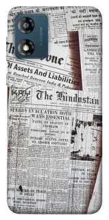 Чехол на Motorola Moto E13 Газеты фото 1 из 1