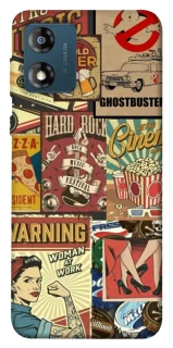 Чехол на Motorola Moto E13 Retro collage ver.2 фото 1 из 1