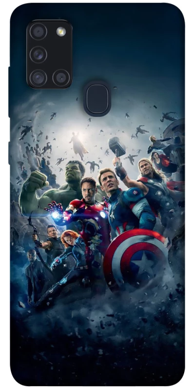 Чохол на Samsung Galaxy A21s Marvel heroes фото 1 з 1