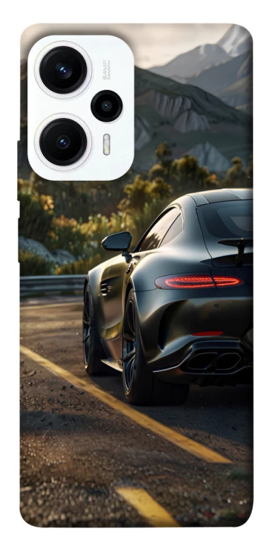 Чохол на Xiaomi Poco F5 / Note 12 Turbo Car in the mountains фото 1 з 1