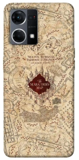 Чохол на Oppo Reno 7 4G Harry Potter Marauder's Map фото 1 з 1